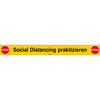 Piktogramm/Schild 'Soziale Distanz einhalten', 800x80 mm (deutsche Ausführung)